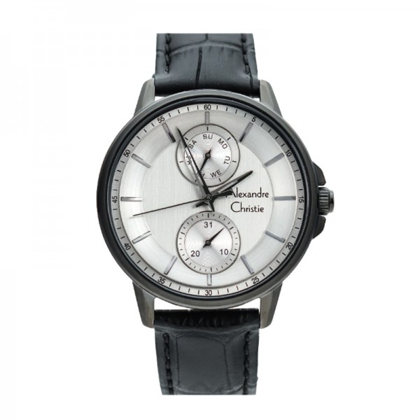 Alexandre Christie AC 6576 Black Grey Leather MFLIGGR